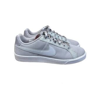 Nike Court Royale Womens Shoes Sneakers Suede Gray Silver size 7 US streetwear